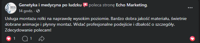 Rekomendacja profilu Genetyka i medycyna po ludzku: montaż rolki na wysokim poziomie
